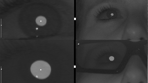 Eye tracking Bright pupil method